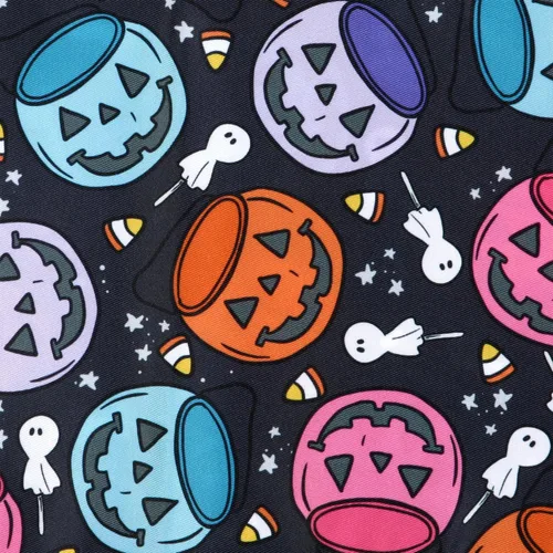 Miniatura 7 de Plum Hill Delantal de cintura de Halloween con bolsillos, medio delantal de calabaza para mujer, delantal de camarera, delantal de servidor