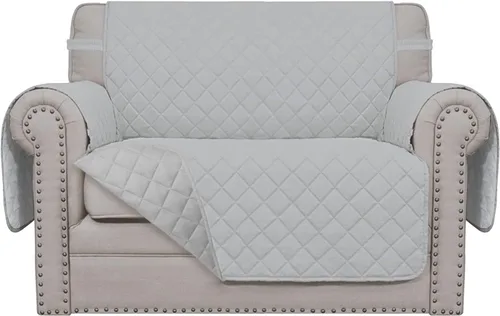 Miniatura 210 de Easy-Going - Funda para sofá, futón y sillón sin reposabrazos, reversible, resistente al agua, para mascotas y niños (azul oscuro/azul claro)
