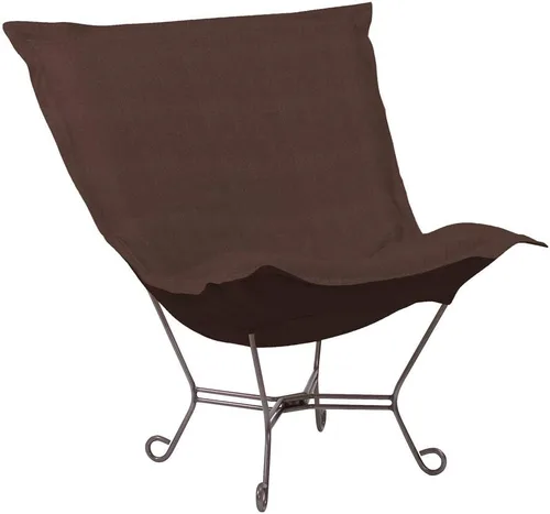 Miniatura 82 de Howard Elliott Collection Avanti Pecan - Silla de asiento oscilante con funda, silla multiusos de mariposa con marco de titanio, muebles de patio