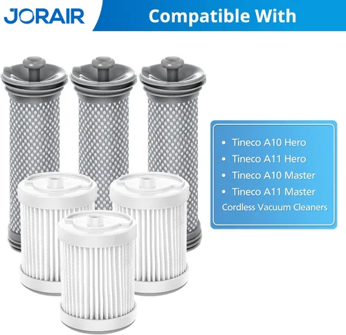 Miniatura 3 de Kit de filtro de repuesto compatible con Tineco A10/A11 Hero, Pure One S11, A11 PET, A10/A11 Master, PWRHERO11 Snap aspiradora inalámbrica, paquete