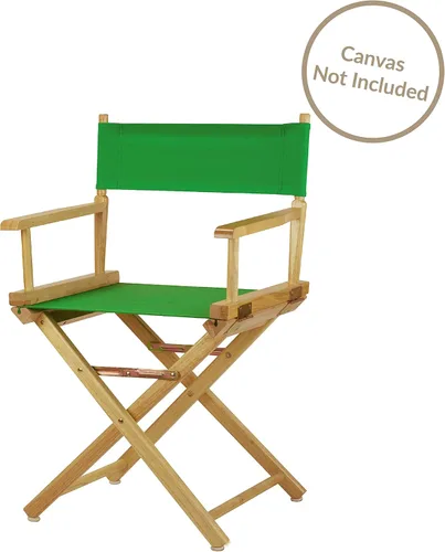 Miniatura 6 de Casual Home silla de director de 18 pulgadas, únicamente armazón, Madera, Natural
