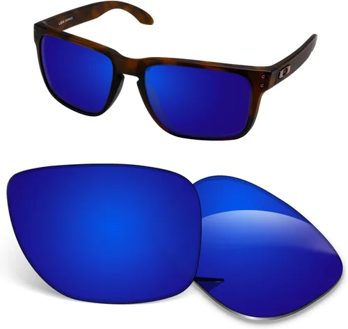 Miniatura 9 de Lentes de repuesto de 0.069 pulgadas compatibles con gafas de sol Oakley Holbrook XL OO9417, resistentes a los arañazos y a los impactos Espejo azul