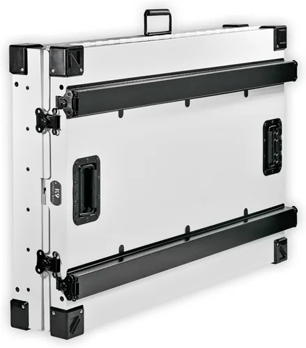 Miniatura 3 de K9 Kennel Boss - Jaula para Perros de Aluminio Revestido en Polvo Completamente Plegable y Resistente - Grande (Blanco)