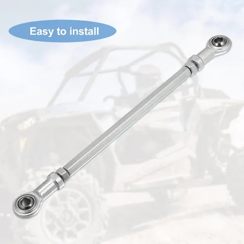 Miniatura 5 de Motoforti 2 unids 8.268 in longitud 0.315 in agujero diámetro ajustable dirección dirección varilla rótula articulación para 49cc eléctrico ATV Go