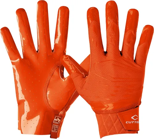 Cutters Rev Pro - Guantes de fútbol para hombre, con agarre ultra adhesivo, para adultos, 1 par