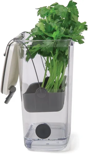 Miniatura 4 de ProKeeper Herb Keeper - Blanco, con tapón de drenaje de silicona extraíble, plástico sin BPA