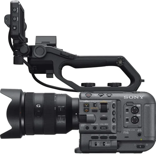 Miniatura 3 de Sony Kit de cámara de cine digital FX6 con lente de 0.945-4.134 in (ILME-FX6VK) + lente Sony FE C T3.1 G de 0.630-1.378 in + tarjeta de memoria