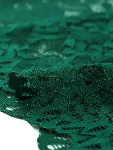 Miniatura 5 de Allegra K Cárdigan de encaje para mujer, frente abierto, con encaje, elegante, transparente, floral, recortado, bolero, tops de encaje