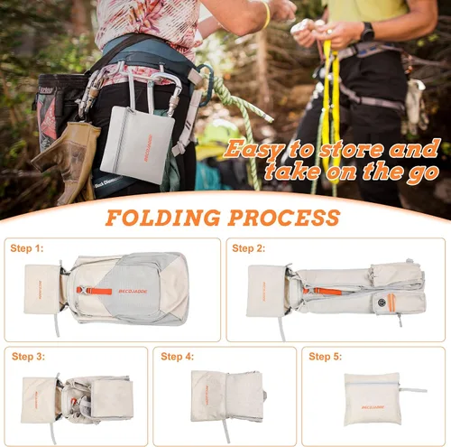 Miniatura 6 de BECOJADDE - Mochila de senderismo pequeña de 15 L para hombres y mujeres, plegable, ultraligera, para viajes, camping, actividades al aire libre