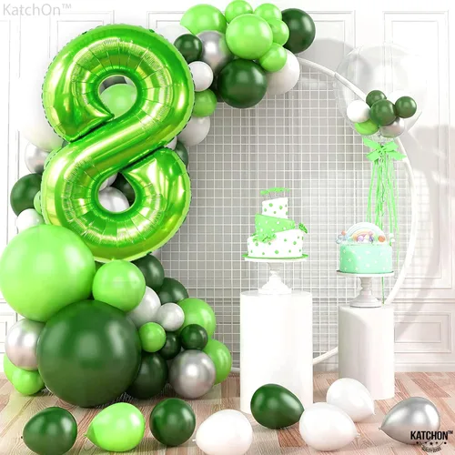 Miniatura 822 de KatchOn, Globo grande azul número 2 de 40 pulgadas Decoraciones de cumpleaños de Baby Shark para niño de 2 años Globo azul número 2 Globo