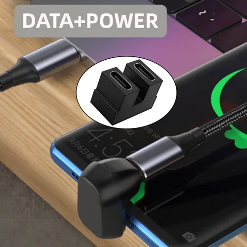 Miniatura 6 de chenyang CY USB4 Tipo C hembra a hembra de alimentación de datos de vídeo adaptador de extensión 40Gbps para NS Switch & Teléfono y Laptop