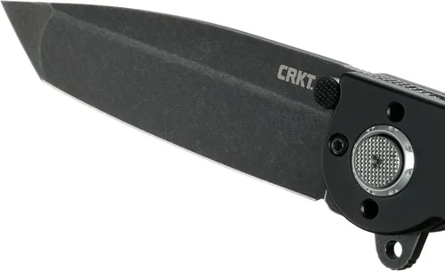 Miniatura 6 de CRKT Cuchillo plegable M16-02DB con cerradura de cerrojo: hoja de borde liso D2, mango de aluminio, clip de bolsillo reversible, M16-02DB