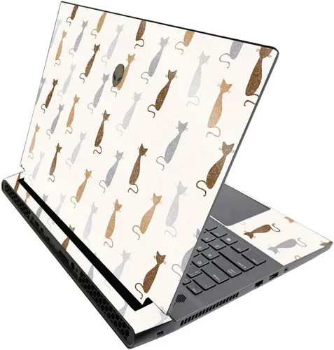 Miniatura 17 de MightySkins - Skin brillante con purpurina para Alienware M17 R3 (2020) y M17 R4 (2021) - Diversión de los años 90 Acabado duradero con purpurina