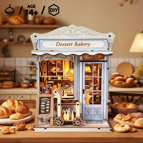 Miniatura 6 de Kit de casa en miniatura de bricolaje, casa de muñecas para adultos, modelo de construcción artesanal de estilo japonés, decoración de habitación