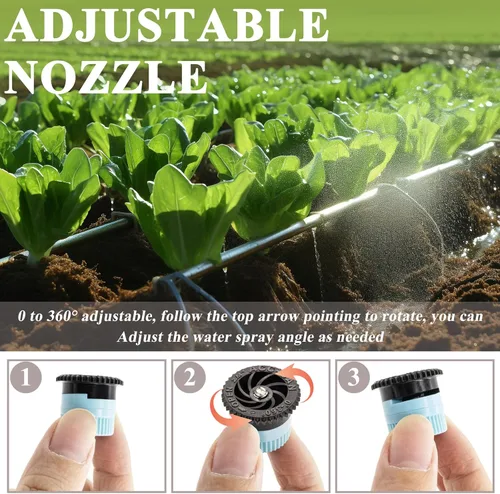 Miniatura 4 de 16 cabezales de rociadores emergentes de repuesto de boquilla de arco variable para cazador, RainBird, boquilla de riego ajustable, cabezales