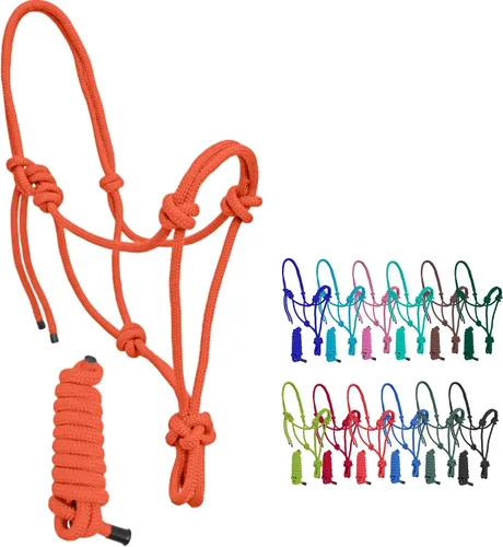 Miniatura 5 de Resistance Halter de cuerda ajustable de nailon liso con plomo a juego de 6 pies