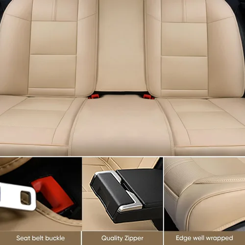 Miniatura 7 de Fundas de Asiento de Automóvil Accesorios Asiento Delantero Protector de Cojín de Cuero Transpirable Impermeable Funda de Asiento para Automóviles