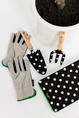 Miniatura 7 de Kate Spade New York Guantes de jardín y de jardinería para mujer, bonito juego de herramientas de jardín con almohadilla gruesa para rodillas