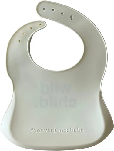 Miniatura 2 de Denver James Baberos de alimentación de silicona Apto para lavavajillas. Resistente al agua. Ajustable. Niño salvaje.
