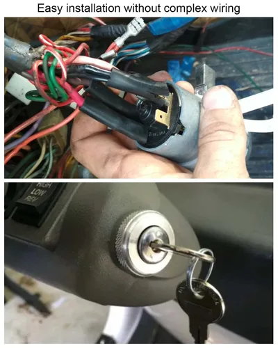 Miniatura 4 de Interruptor de llave de encendido apto para New Holland Tractor T45A TT50A TT60A TT75A Workmaster 45 Workmaster 50 Workmaster 55, interruptor