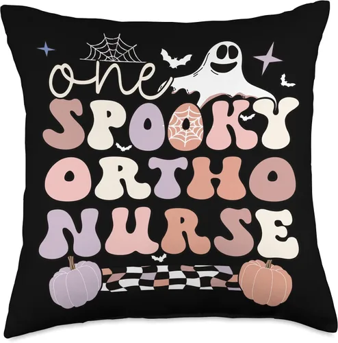 Miniatura 4 de Spooky Orthopedic Nurse Halloween Ortho Nursing Throw Pillow