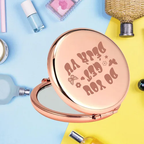 Miniatura 4 de KEYCHIN Álbum de música, espejo de bolsillo, regalos para fanáticos del cantante, letras de canciones musicales, espejo compacto de maquillaje