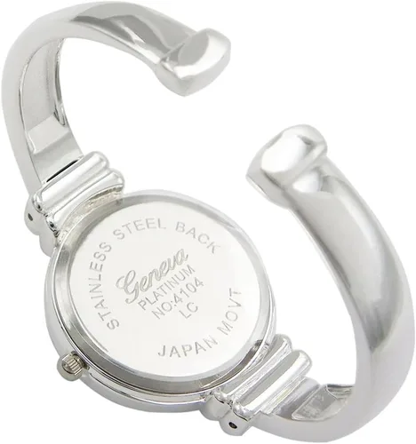 Miniatura 3 de Rosemarie Collections Reloj de pulsera de metal con nácar para mujer (tono plateado), Moderno