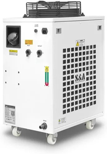 Miniatura 4 de S&A Enfriador de agua industrial genuino CW-6000AN para tubo láser de CO2, husillo CNC, impresora ULTRAVIOLETA