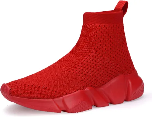Casbeam Boys and Girls Breathable Lightweight Fashion Casual Sports Walking Shoes Running Sneakers High Top (ToddlerLittle Kid Bib Kid)