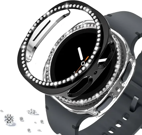 Miniatura 118 de DEALELE Paquete de 1 + 3 fundas y protector de pantalla compatible con Samsung Galaxy Watch FE / 5/4 de 1.575 pulgadas, funda protectora