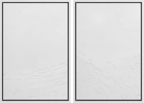 Miniatura 19 de SIGNWIN Lienzo enmarcado para pared, juego de arte sereno de paisaje de pantanos, ilustración rústica, arte moderno, minimalismo, decorativo