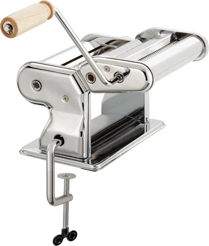 Miniatura 4 de Fante's Máquina de Pasta Clásica de Doble Cortador, Prensa de Fideos de Manivela con Ajustes de Grosor Ajustables para Pasta Casera Fresca, Dumplings