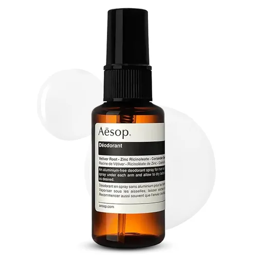 Miniatura 11 de Aesop Desodorante enrollable sin aluminio para mujeres y hombres, vetiver, zinc y árbol de té para reducir el olor y las bacterias, fórmula sin