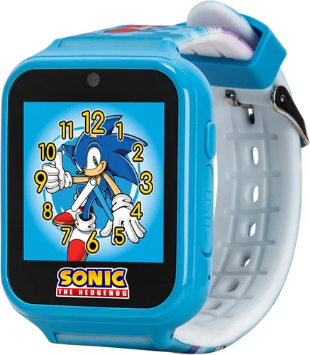 Miniatura 6 de SEGA Sonic the Hedgehog Reloj Inteligente Educativo de Aprendizaje con Pantalla Táctil Juguete para Niños, Niñas, Niños Pequeños - Cámara Selfie