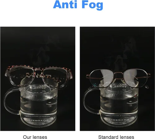 Miniatura 3 de Elegantes gafas de seguridad para mujeres y niñas, gafas anti-vaho, gafas protectoras, gafas transparentes Paquete de 3: azul+tortuga+negro