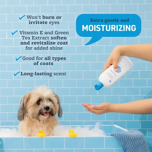 Miniatura 4 de Veterinary Formula Smart Coat Complex Snow White Shampoo para perros y gatos, 17 onzas líquidas, elimina suavemente las manchas y el amarillamiento