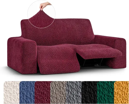 Miniatura 26 de PAULATO BY GA.I.CO. Funda reclinable – Funda de ajuste suave – Protector elástico de muebles reclinables de 1 pieza – Tela de terciopelo lavable a