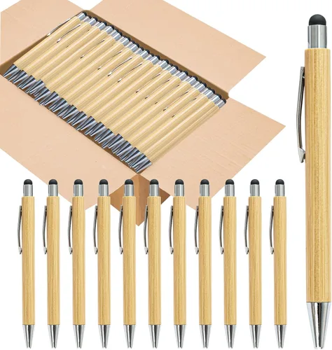 Miniatura 7 de 200 Uds bolígrafos de bambú a granel de madera de bambú de grabado bolígrafo de madera bolígrafo de regalo personalizable a granel