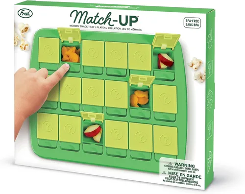 Miniatura 5 de Genuine Fred MATCH UP - Bandeja de aperitivos de memoria, divertido juego interactivo de aperitivos para niños, bandeja de comida apta para viajes