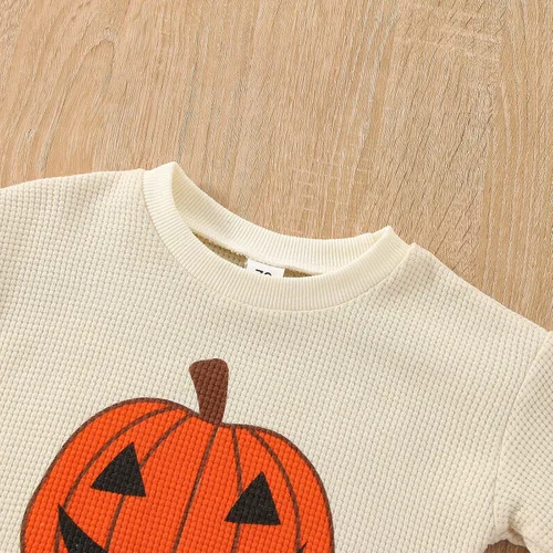 Miniatura 3 de Sudadera de cuello redondo para bebé, niña, niño, manga larga, mameluco de gran tamaño, suéter Bodyusuit