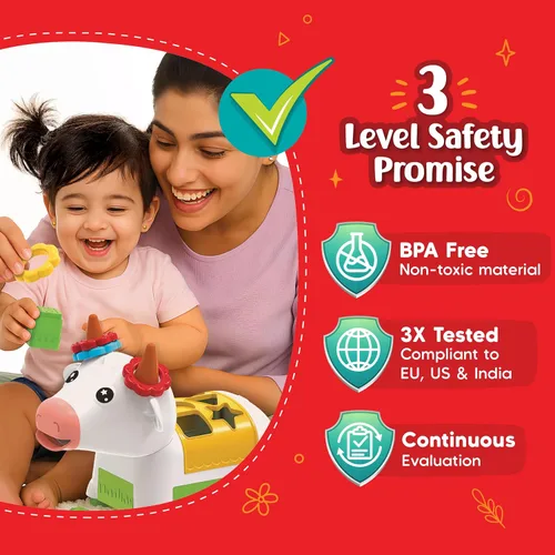 Miniatura 6 de Imagimake Clasificador de formas de vaca Juguetes para bebés de 12 a 18 meses Juguetes de aprendizaje para niños de 1 año y niños pequeños