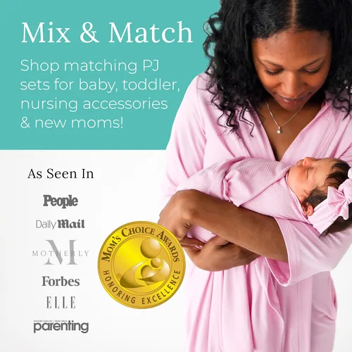 Miniatura 6 de Posh Peanut Bata de maternidad para maternidad y parto, viscosa suave de bambú, bata posparto y bata de maternidad para hospital
