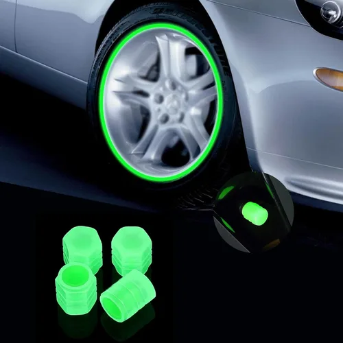 Tapones de vástago de válvula de automóvil, paquete de 4 tapones universales para válvulas de neumáticos de automóvil, cubiertas antipolvo para