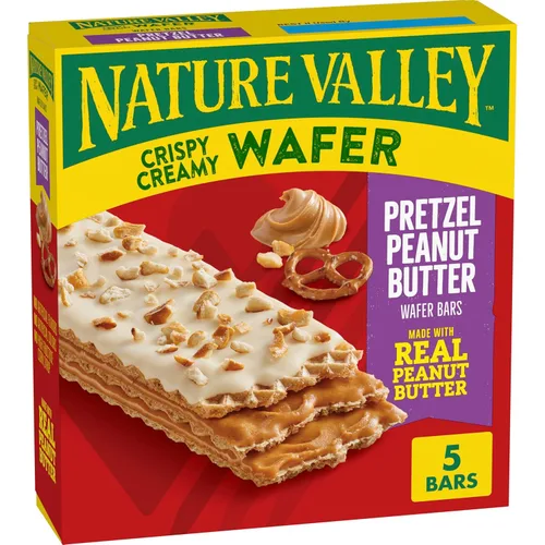 Miniatura 3 de Nature Valley Barras de Waffle Cremosas y Crujientes, Arándano, Grano Entero, 5 Barras, 6.5 oz