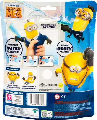 Miniatura 4 de Minions Despicable Me 4 - Tim súper elástico AVL con propulsor de agua se han convertido en héroes de Goo JIT Zu figuras de acción de juguetes