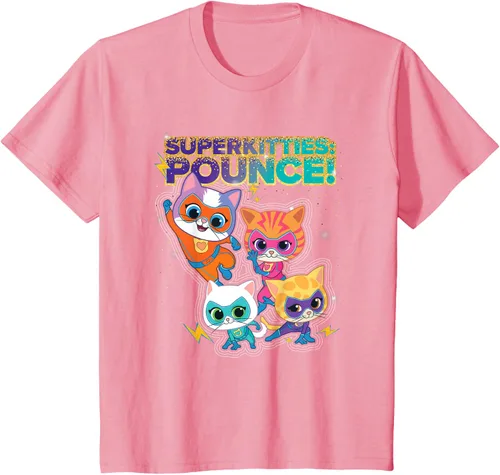 Miniatura 52 de Disney Junior SuperKitties Pounce! Camiseta de equipo completo, talla S