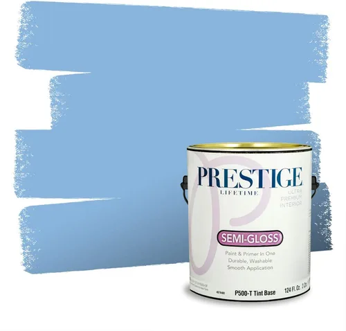 Miniatura 325 de Pintura Exterior + imprimación PRESTIGE, todo-en-uno, 1 galón, acabado mate, color comparable al Valspar* Royal Gray* VS151-Gris real
