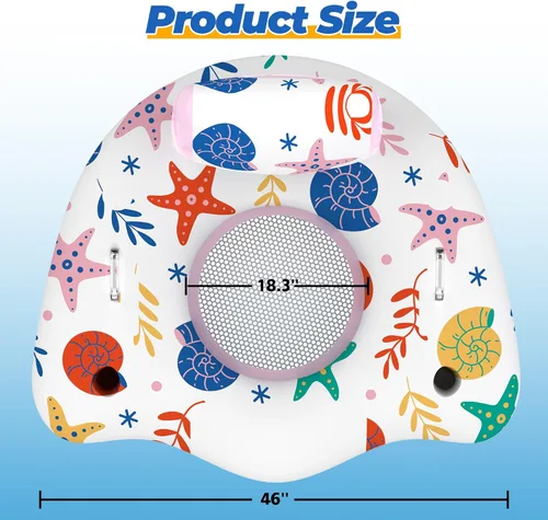 Miniatura 7 de CACSPS Flotadores inflables de piscina para adultos, sillas flotantes con portavasos, flotadores de piscina resistentes para diversión acuática