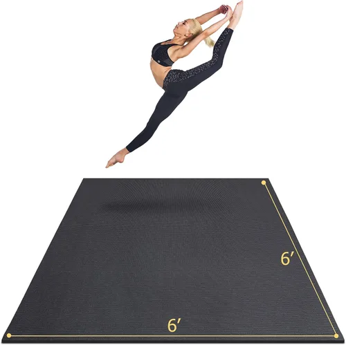 Miniatura 15 de GXMMAT Large Yoga Mat 6'x4'/6'x6'/7'x5'(7mm/9mm), Extra Thick Workout Mats for Home Gym Flooring,Ultra Comfortable Non-Slip Quick Resilient Barefoot