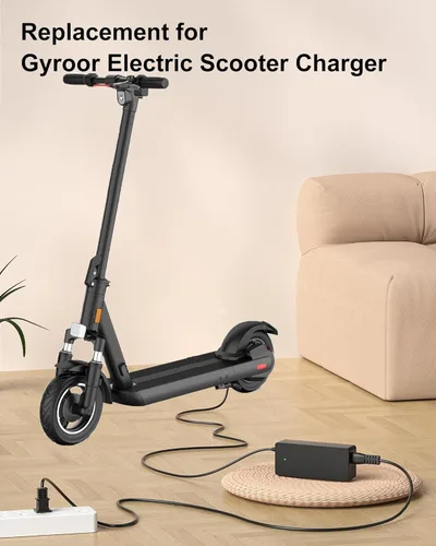 Miniatura 2 de Cargador compatible con patinete eléctrico Gyroor X8, H40, H30 Pro, H30 MAX para niños, patinete eléctrico de batería dual Turboant V8 V 8 Fuente